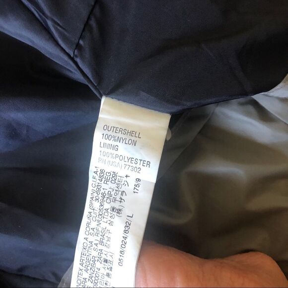 Zara gray lightweight belted utility jacket L - Picture 7 of 8